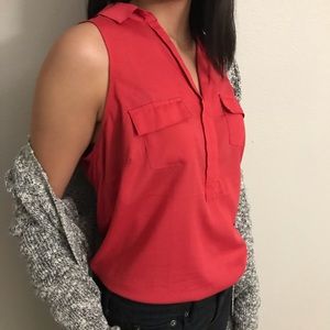 Coral red tank